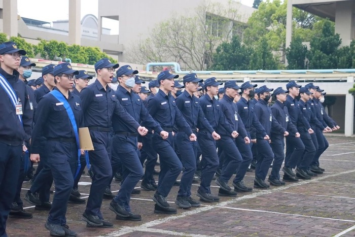 圖4：92期1隊的警歌演唱，展現出氣勢萬鈞的態度