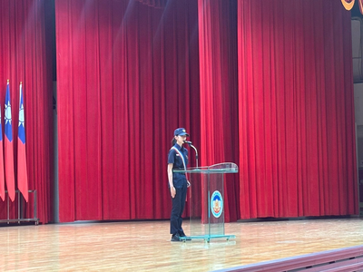 實習副總隊長講話